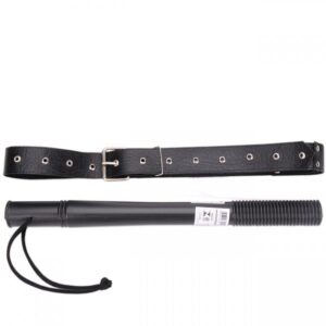 CINTURÃO POLICIAL COM CACETETE DE PLÁSTICO