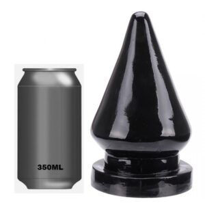 PLUG GIGANTE 20X12CM COR PRETO