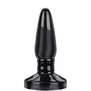 PLUG ANAL 15X3,7CM COR PRETO
