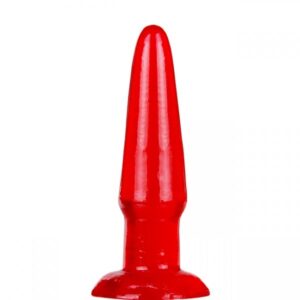 PLUG ANAL 11 X 2,5CM COR VERMELHO