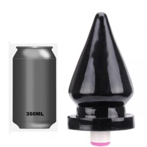 PLUG GIGANTE 20X12CM COR PRETO