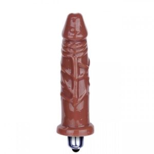 VIBRADOR 10 MODOS DE VIBRAÇÕES 12X3CM COR CHOCOLATE