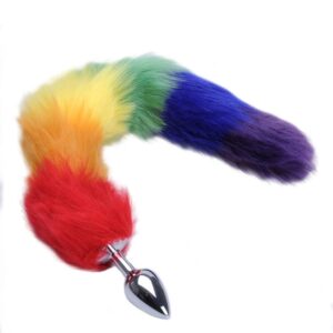 PLUG COM CAUDA ARTIFICIAL - COLORIDO