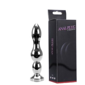 PLUG ANAL METAL PONTA - CROMADO