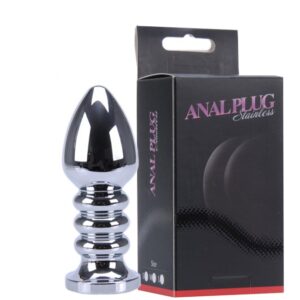 PLUG ANAL METAL LANÇA  - CROMADO