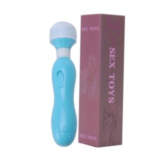 MASSAGEADOR COM ESTIMULADOR - AZUL