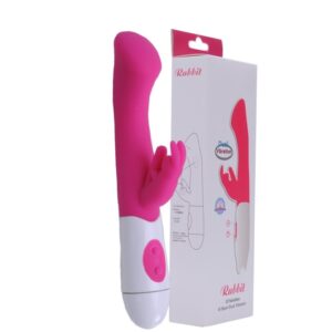 VIBRADOR PONTO G COM DUPLA ESTIMULAÇÃO - ROSA