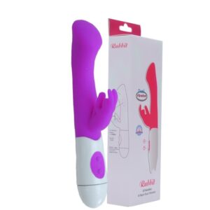 VIBRADOR PONTO G COM DUPLA ESTIMULAÇÃO - LILAS
