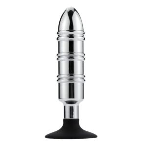 PLUG METAL CROMADO COM VENTOSA