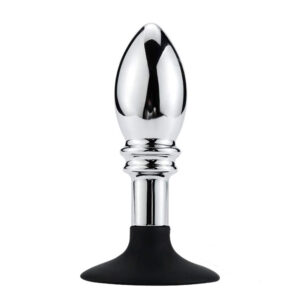 PLUG METAL CROMADO COM VENTOSA