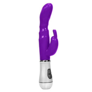 VIBRADOR COM ESTIMULADOR DE CLITÓRIS - LILAS