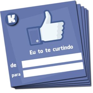 10 CARTÕES DE PRESENTE - EU TO TE CURTINDO