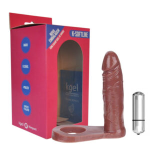 ANEL COMPANHEIRO COM 10 VIBRAÇÕES - CHOCOLATE