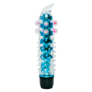 VIBRADOR PERSONAL PÉROLAS AZUL