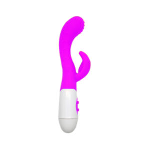 Vibrador Ponto G com Estimulador de Clitóris - Lilas