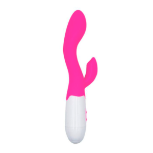 Vibrador Ponto G com estimulador de clitóris – Rosa