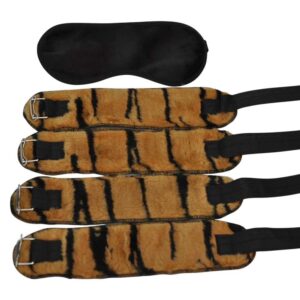 KIT BONDAGE TIGRADA PELUCIA