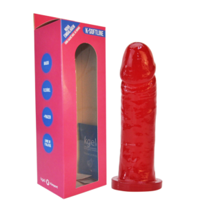 PENIS COM AROMA DE MORANGO 15,5 X 3,7 CM