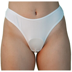 TANGA ELASTICO BRANCA - TAM M