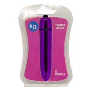 CÁPSULA VIBRATÓRIA METALIZADA 10 VIBRAÇÕES - ROSA