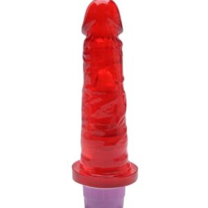 VIBRADOR USB RECARREGÁVEL 17,5X3,8 CM MORANGO - 10 VIBRAÇÕES
