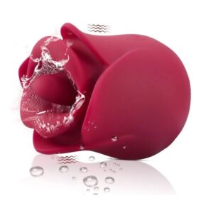 ESTIMULADOR FLOR COM LÍNGUA VIBRATÓRIA