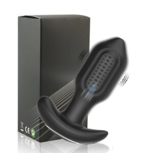 PLUG ANAL VIBRATÓRIO COM ROTAÇÃO 360 GRAUS POR APP