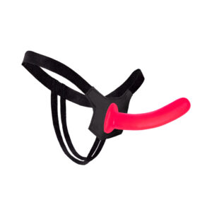 DILDO CONSOLO COM CINTA PONTO G 16 x 4cm - TAM P