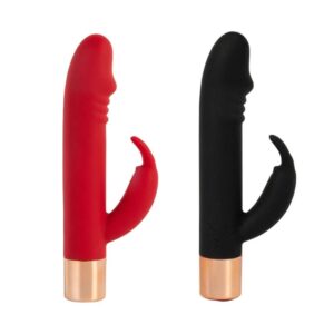 VIBRADOR PONTO G COM ESTIMULADOR RABBIT