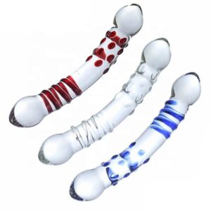 PLUG ANAL EM VIDRO CÔNICO 20 x 3.4cm