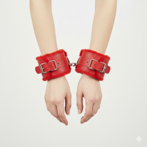 ALGEMA DE PELÚCIA PARA PUNHOS - VERMELHA