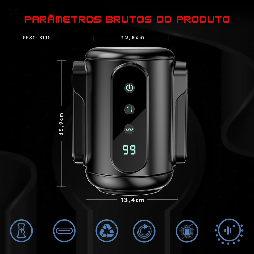 MASTURBADOR GUIDÃO COM ACELADOR - Imagem 3
