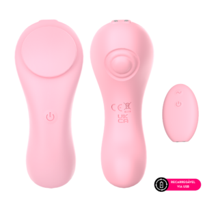 VIBRADOR CALCINHA COM PULSAÇÃO E CONTROLE REMOTO