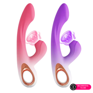 VIBRADOR COM TECNOLOGIA DE VIBROAR DEGRADE -LILAS